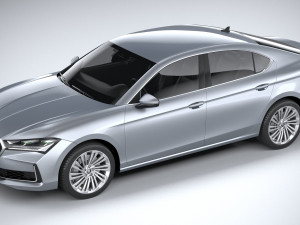 Skoda Superb 2024 3D मॉडल