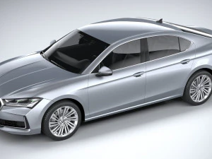 Skoda Superb 2024 3D Model