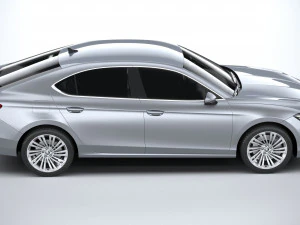Skoda Superb 2024 3D Model