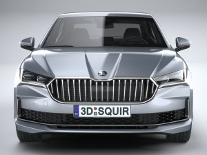 Skoda Superb 2024 3D मॉडल