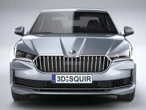 Skoda Superb 2024 3D Model