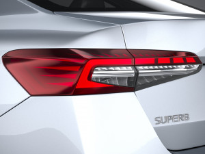 Skoda Superb 2024 3D मॉडल