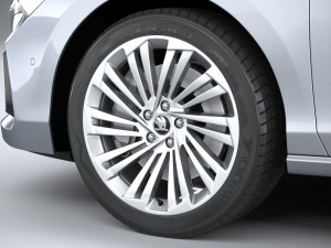 Skoda Superb 2024 3D मॉडल