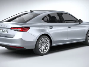 Skoda Superb 2024 3D Model