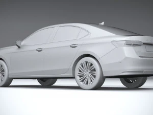 Skoda Superb 2024 3D Model