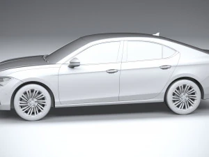 Skoda Superb 2024 3D Model