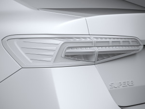 Skoda Superb 2024 3D मॉडल