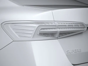 Skoda Superb 2024 3D Model