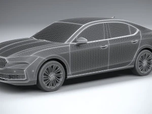 Skoda Superb 2024 3D Model