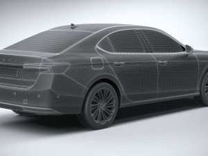 Skoda Superb 2024 3D मॉडल