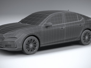 Skoda Superb 2024 3D मॉडल