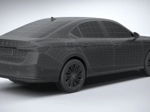 Skoda Superb 2024 3D Model