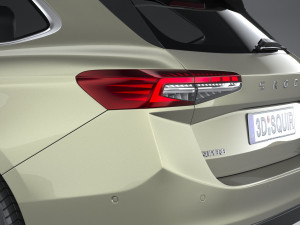 Skoda Superb Combi 2024 3Dモデル