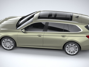 Skoda Superb Combi 2024 3Dモデル