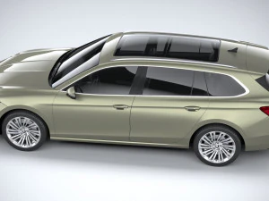 Skoda Superb Combi 2024 3D Model
