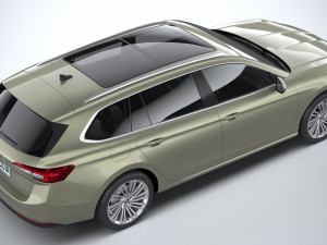 Skoda Superb Combi 2024 3Dモデル