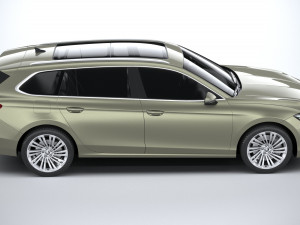 Skoda Superb Combi 2024 3Dモデル