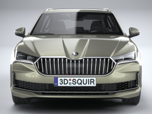 Skoda Superb Combi 2024 3Dモデル