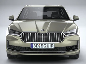 Skoda Superb Combi 2024 3D Model