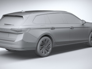 Skoda Superb Combi 2024 3Dモデル
