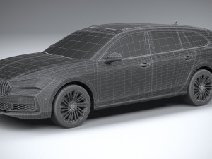 Skoda Superb Combi 2024 3Dモデル