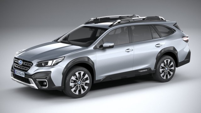 Subaru Outback Active 2024 3D 모델 .c4d .max .obj .3ds .fbx .stl .blend 