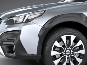 Subaru Outback Active 2024 3D 모델