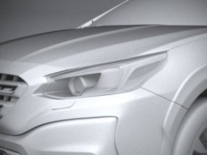 Subaru Outback Active 2024 3D 모델