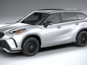 Toyota Higlander XSE 2024 3D Model