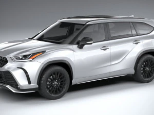 Тойота Хайлендер XLE 2024 3D Модель