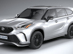 Toyota Higlander XSE 2024 Modèle 3D