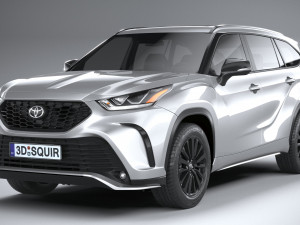 Toyota Higlander XSE 2024 Modèle 3D
