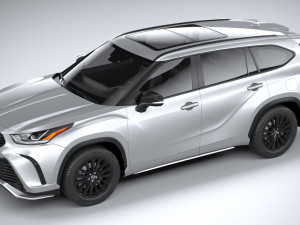 Toyota Higlander XSE 2024 Modèle 3D
