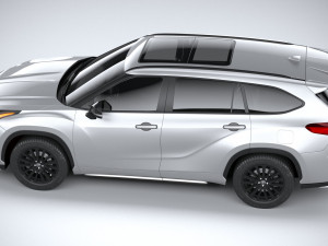 Toyota Higlander XSE 2024 Modèle 3D