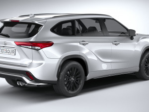 Toyota Higlander XSE 2024 Modèle 3D