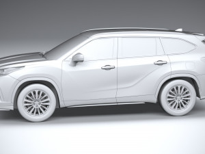 Toyota Higlander XSE 2024 Modèle 3D