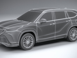 Toyota Higlander XSE 2024 Modèle 3D