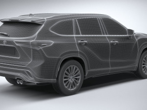 Toyota Higlander XSE 2024 Modèle 3D