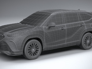 Toyota Higlander XSE 2024 Modèle 3D