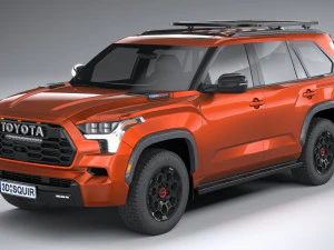 Toyota Sequoia TRD Pro 2024 3D Model
