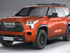 Toyota Sequoia TRD Pro 2024 3D Model