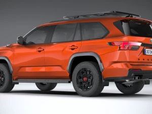 Toyota Sequoia TRD Pro 2024 3D Model