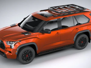 Toyota Sequoia TRD Pro 2024 3D Model