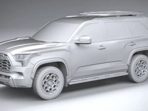 Toyota Sequoia TRD Pro 2024 3D Model