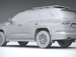 Toyota Sequoia TRD Pro 2024 3D Model