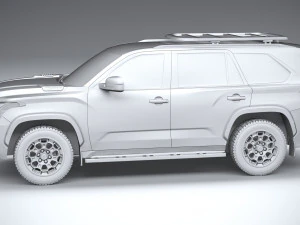 Toyota Sequoia TRD Pro 2024 3D Model