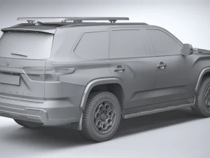 Toyota Sequoia TRD Pro 2024 3D Model
