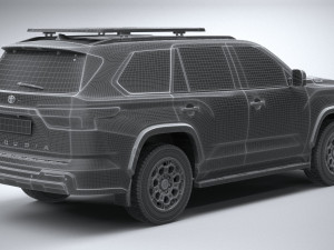 Toyota Sequoia TRD Pro 2024 Modello 3D