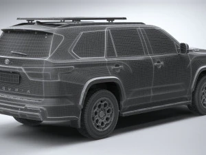 Toyota Sequoia TRD Pro 2024 3D Model