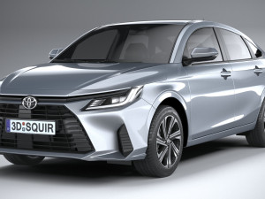 Toyota Yaris Sedan 2023 3D Модель